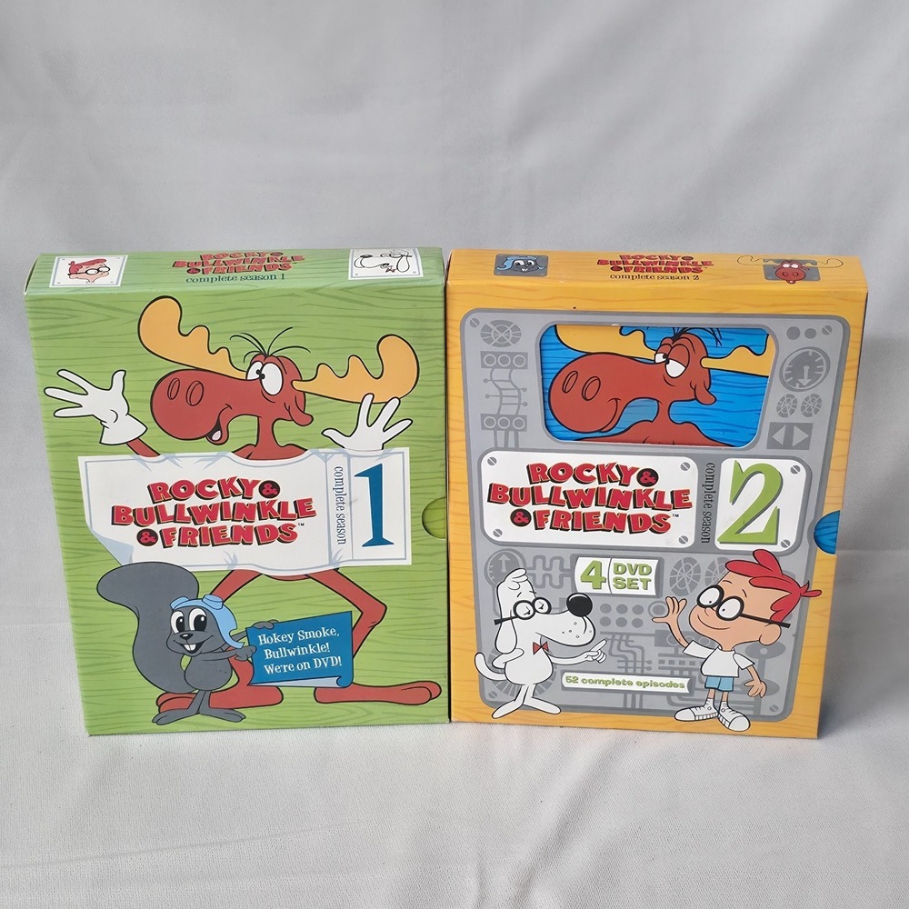 The Rocky Bullwinkle Show - Complete Season 1 (DVD, 2003, 4-Disc Set)